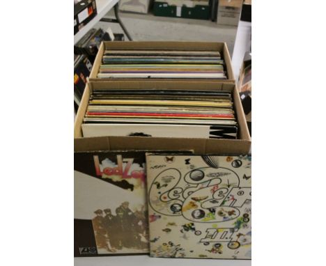 Vinyl - Rock &amp; Pop - Approx 70 LP's including Led Zeppelin x 2, The Beatles x 5, Rolling Stones x 2, Camel x 8, along wit