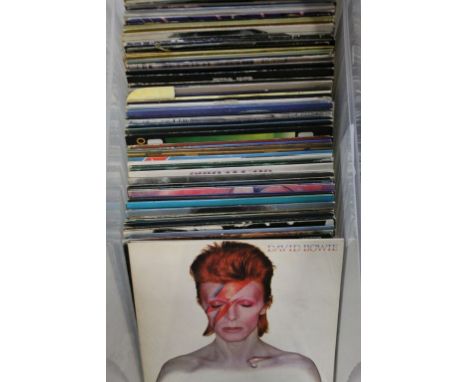 Vinyl - Rock &amp; Pop - Collection of over 70 LP's to include David Bowie x 7 (Ziggy Stardust Aladdin Sane, Diamond Dogs, Th