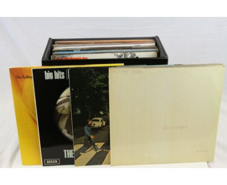 Vinyl - Rock &amp; Pop - Approx 30 LP's including The Beatles x 2 Abbey Road &amp; White Album (Stereo 0352905 with black inn