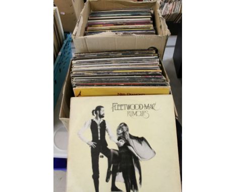 Vinyl - Ninety LPs and 12" singles mainly Rock and Pop to include Fleetwood Mac, Rolling Stones, The Who, The Eagles and many