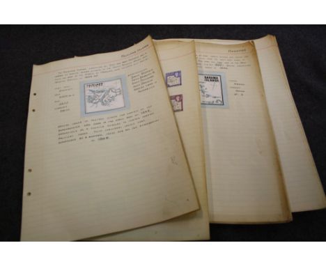 Collection of mixed world postage stamps, mint and hinged, some with over prints, features Victorian examples 