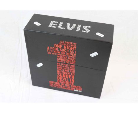 Vinyl Box Set - Elvis The King - 18 UK No1's - Contents is 18 x 10 inch singles.  Box and contents as new