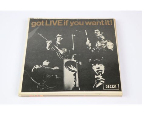 Vinyl - The Rolling Stones - 2 45's and 4 EP's including Come On (Decca F 11675), Five By Five, Little Queenie etc.  Sleeves 