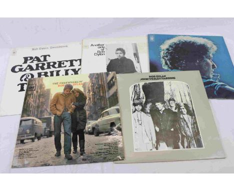 Vinyl - Bob Dylan - Collection of 5 LP's to include Another Side, Freewheelin', John Wesley Harding, Pat Garrett, More Greate