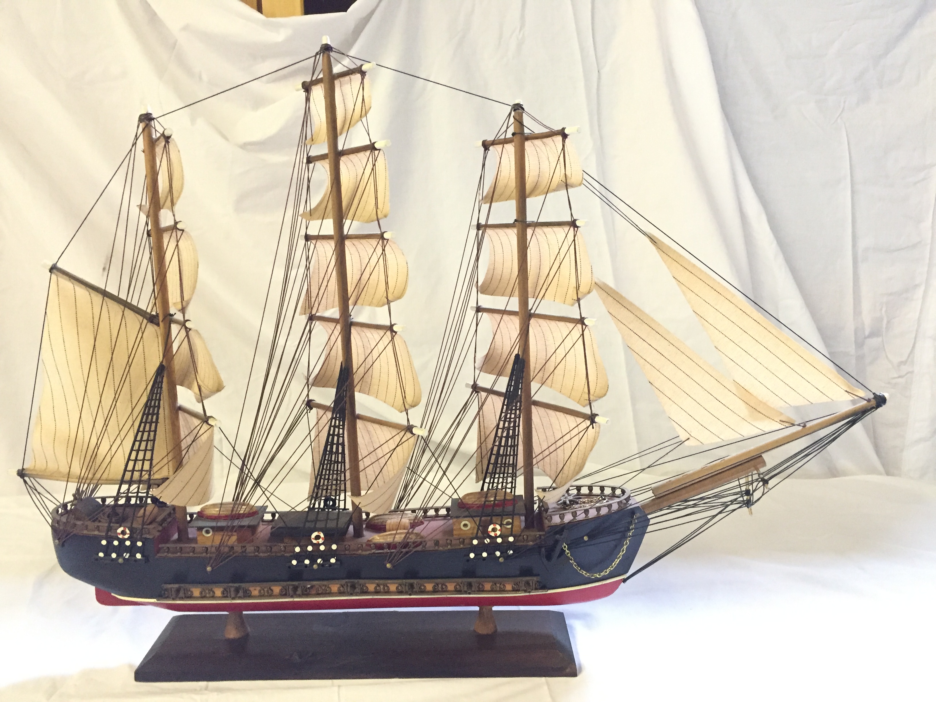 A model of Fragata Siglo XVIII