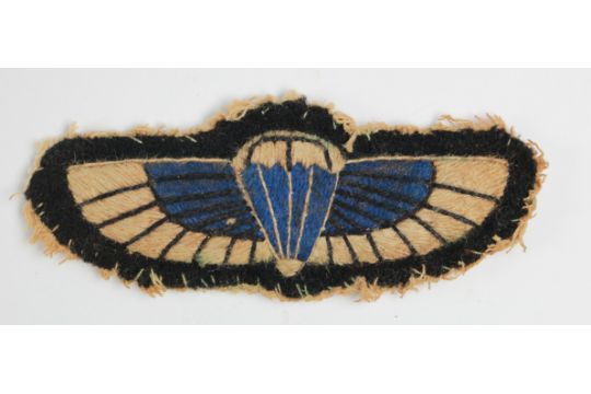 Badge a pair of SAS jump wings, WW2 shape, VF