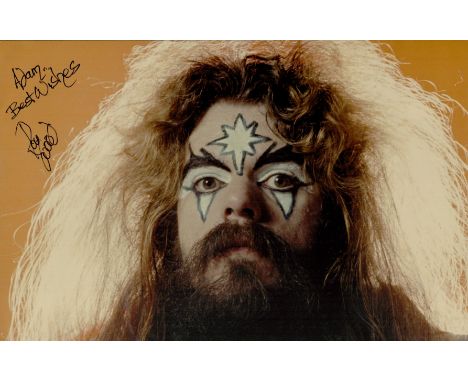 Roy Wood signed 12x8 colour photo. Wood is an English musician and singer-songwriter. He was particularly successful in the 1