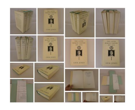 4 volume set - The Later Roman Empire 284-602. A Social Economic and Administrative Survey by A H M Jones published by Basil 