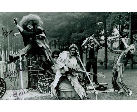 Roy Wood signed 12x8 black and white photo. Wood is an English musician and singer-songwriter. He was particularly successful