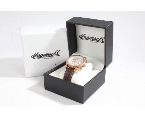 Ingersoll IN1508 Automatic gentleman's rose gold coloured stainless steel gentleman's wristwatch, limited edition number 2/46