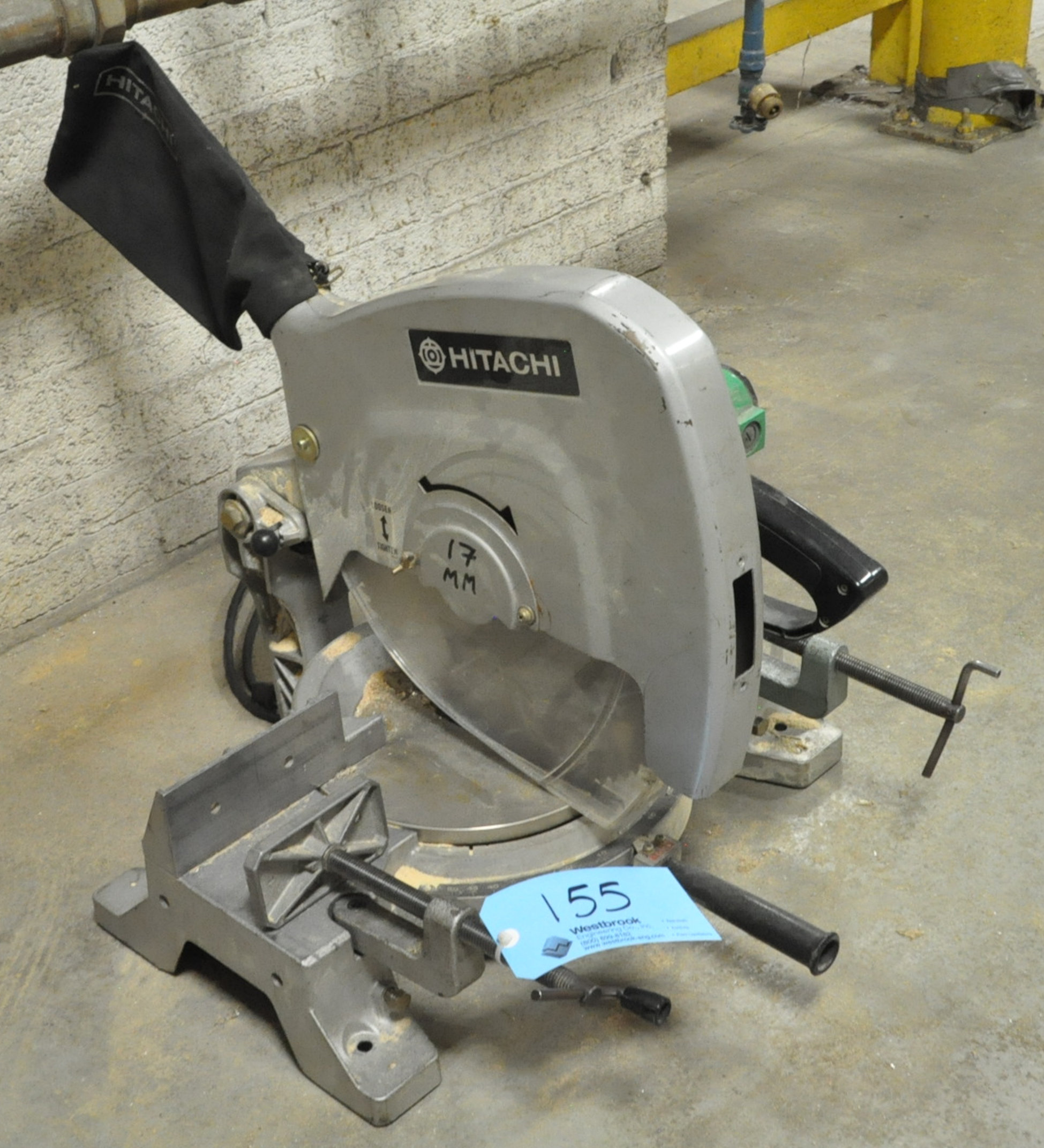 HITACHI Model C15FB 15" Wood Cutting Miter Saw, S/N HS20393, 1PH