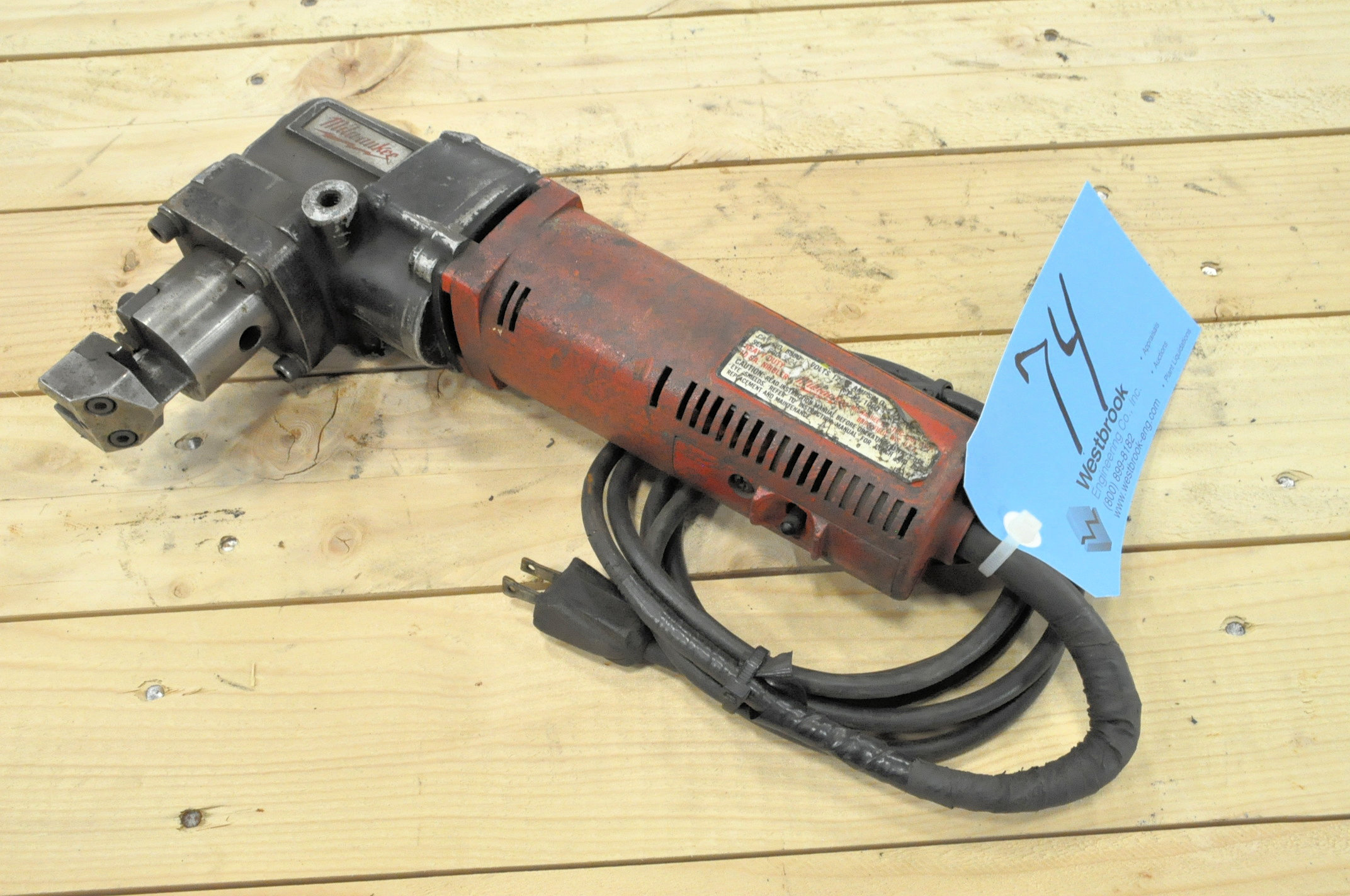 MILWAUKEE Model 6880, 10Gauge Electric Nibbler