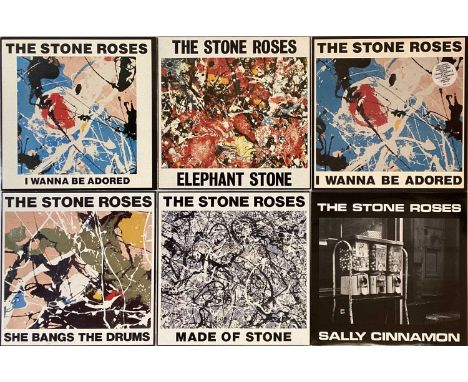 STONE ROSES - 12" COLLECTION. Super impressive back-catalogue of 21 x 12" from The Roses including promos, limited edition re