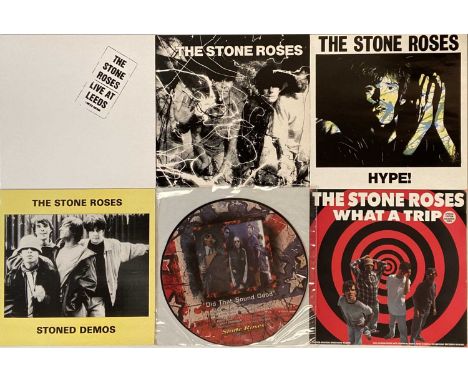 THE STONE ROSES - PRIVATE RELEASE LPs. Sweet fan pack of 6 x hard to get hold of privately issued LPs. Titles are Hype! (Live