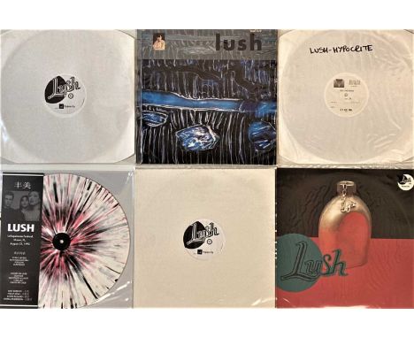 LUSH AND RELATED LPs/ 12"/ 10". A superb collection of 24 LPs/ 12"/ 10" by Lush and related. All in impeccable Ex+/ New &amp;