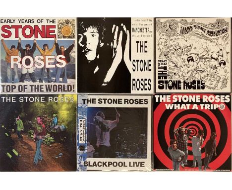 THE STONE ROSES - PRIVATE RELEASE LPs PLUS LASERDISC. Another must-have pack for the dedicated Roses fan with 5 x LPs plus 1 