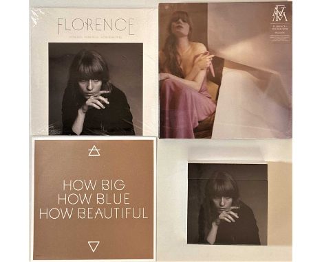 FLORENCE &amp; THE MACHINE - 7"/ LP SEALED RARITIES + ART PRINT. A superb pack of 3 7"/ LP sealed rarities by Florence &amp; 