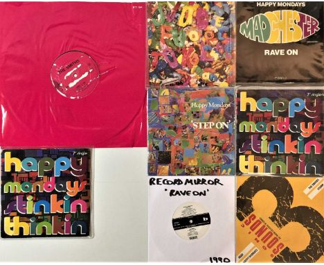 THE SMITHS/HAPPY MONDAYS - LP/12"/7". Top split bundle to include 13 x LPs/12" from The Smiths plus 14 x 7" from the Mondays.