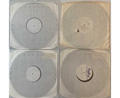 NEW ORDER - UK 12" WHITE LABEL TEST PRESSINGS. Superb selection of 4 x scarcely seen original UK 12" white label test pressin