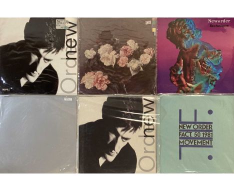 NEW ORDER - LP/12" COLLECTION (LARGELY OVERSEAS PRESSINGS). Totally ace collection of 20 x  often super clean LP/12" from New
