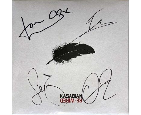 Kasabian memorabilia to include: Kasabian - Re-Wired (Columbia ‎– PARADISE74) signed to front of sleeve by all four band memb