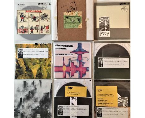 THE GREAT POP SUPPLEMENT - INITIAL 7" RELEASES. Here we have a smashing pack of the first 9 7" releases by the psych/ experim