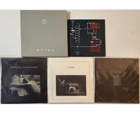 JOY DIVISION - UK ORIGINAL LPs PLUS 12". A wonderful set of 3 x LPs plus 1 x 12" - these all very well presented UK original/