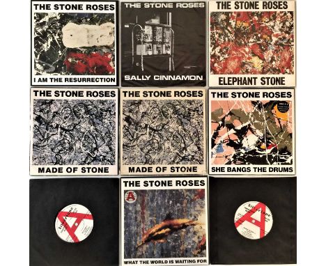 THE STONE ROSES - UK 7" COLLECTION. Comprehensive collection of 20 x UK sevens from the Roses. Titles are I Am The Resurrecti