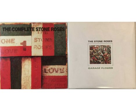 THE STONE ROSES - GARAGE FLOWER/THE COMPLETE STONE ROSES LPs (ORIGINAL UK COPIES). 2 x essential comps with these original UK