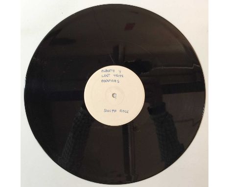 ALBERTO Y LOST TRIOS PARANOIAS - SNUFF ROCK (12" WHITE LABEL TEST PRESSING - STIFF DJ EP). The scarce original UK white label