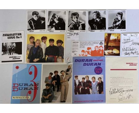 1981 Membership pack from first fan club run from Birmingham including: special folder, Xmas card, 6x photos, 6 10x8 photos, 