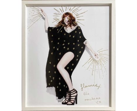 A professional inkjet print on archival paper of work by Florence + The Machine and Rankin, titled 'Destroy'. This example is