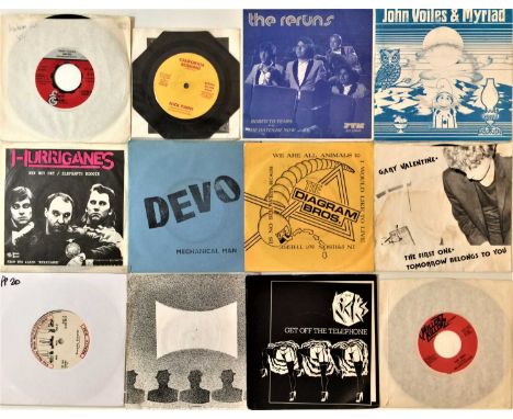 PUNK/ NEW WAVE - 7" RARITIES. A quality pack of 20 punk/ wave 7" rarities. Artists/ titles include Silver Chalice - Wasted (D