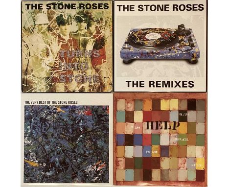 THE STONE ROSES &amp; RELATED - COMPILATION LP RARITIES. Wicked set of 4 x LP compilation rarities featuring the Roses. Title