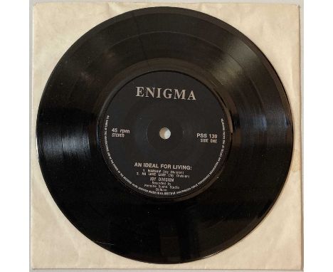 JOY DIVISION - AN IDEAL FOR LIVING 7" EP (ENIGMA RECORDS 1978 ORIGINAL - PSS 139). Finishing off this phenomenal section of t