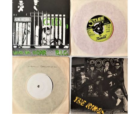 PUNK 7" RARITIES. A superb pack of 4 7" rarities. Artists/ titles include The Rings - I Wanna Be Free (S14, UK repress in non