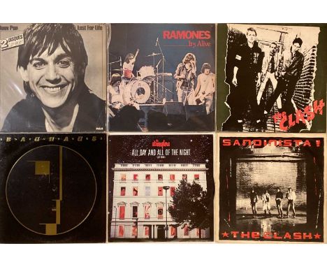 CLASSIC PUNK &amp; NEW WAVE - LPs/7"/12". Choice collection of 8x LPs/12" plus 10 x 45s. Artists/titles are The Clash (x5) - 