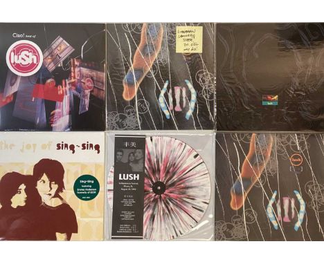 LUSH AND RELATED - LPs. A fantastic pack of 7 LPs by Lush and related. Artists/ titles include Gala (CAD0017, barcode sleeve.