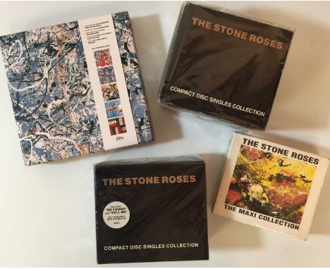 THE STONE ROSES - 7"/CD BOX SETS. Wicked bundle of 4 x limited edition 7"/CD box sets. Titles are 'Collector's Edition 7" Sin