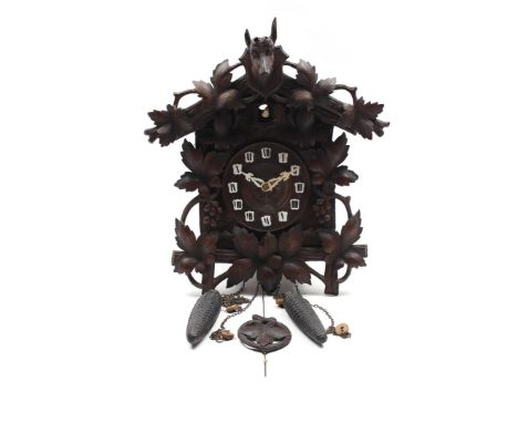 Black Forest cuckoo clock, 50x37 cm (fixer upper)