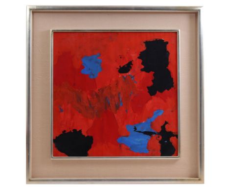 Karel Appel (1921-2006)Soleil Torride (Scorching sun), watercolor/gouache dated 1961, 60x60 cm. Origin of art dealership Lamb