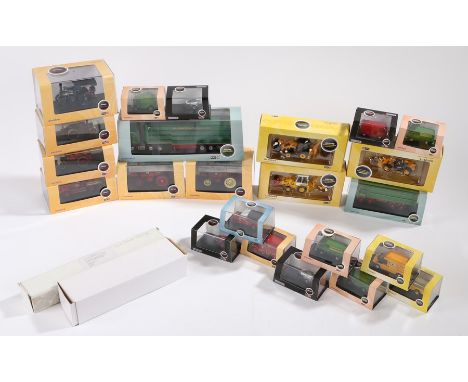 Collection of twenty-five Oxford model vehicles from the  Showtime, Construction, Haulage, Fire series, 1:72 scale (25)