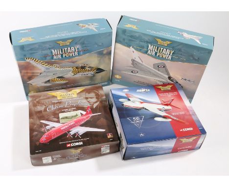 Corgi Aviation Archive 1:72 and 1:144 scale planes, English Electric Lightning F3 23 Squadron RAF Leuchars Fife 1965, Panavia