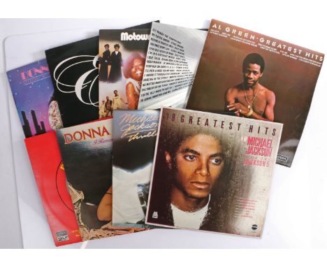 9 x R&amp;B LPs. Artists to include Ray Charles, Ella Fitzgerald, Al Green, Michael Jackson, Donna Summer.