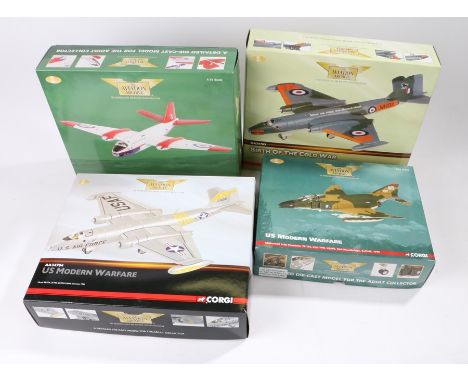 Corgi Aviation Archives 1:72 scale planes, Martin RB-57A 30 TRS 66 TRW USAFE Germany 1956, Camberra B.2 WH911 98 Sqn N0. 90 (