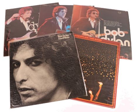 5 x Bob Dylan LPs. Before The Flood. Hard Rain. Vol.1. Vol 2. Vol 3.