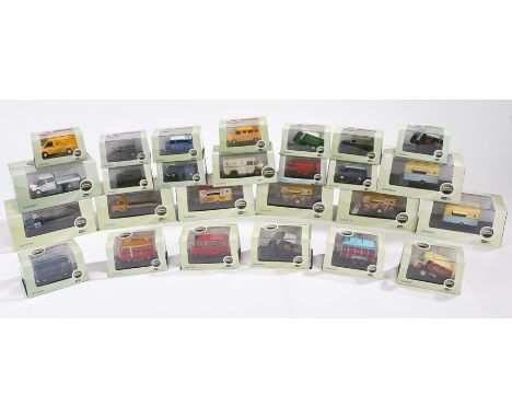 Collection of twenty-six Oxford model vehicles from the Commercials series, 1:72 scale (26)