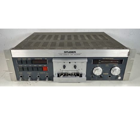 Studer A710 Cassette Tape Recorder. Professional-grade cassette recorder. Precision mechanics for quality playback. Durable b