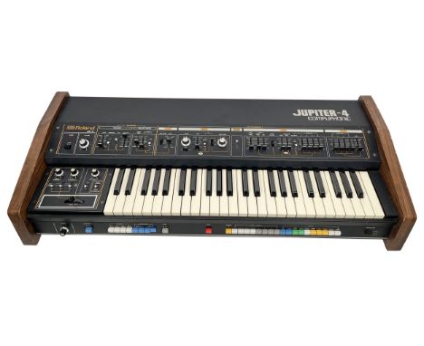 Roland Jupiter-4. (E) Untested - power supply fault. We have no information about the functional status of this item. Unsafe 