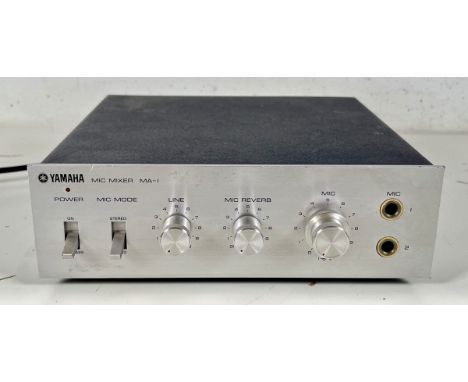 Yamaha MA-1 Mic Mixer.Hifi/karoake reverb unit. Great for overdriving and adding grit to sources. 100v(B) Tested and working 